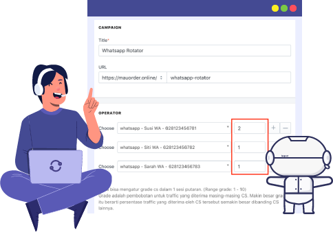 CS Rotator: Solusi Mudah Mendapatkan Pelanggan Hanya dengan Sekali Klik