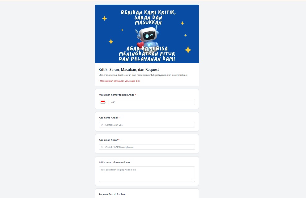 Bform: Formulir Online Serbaguna untuk Edukasi, Marketing, hingga Event!