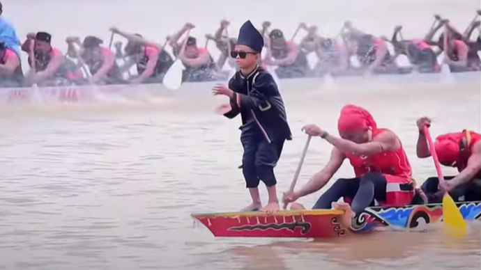 Joget Aura Farming: Bocah di Atas Perahu yang Viral di Media Sosial