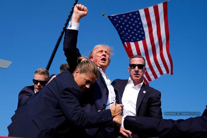 Tepat Setahun Lalu: Donald Trump Selamat dari Upaya Penembakan Saat Kampanye di Pennsylvania
