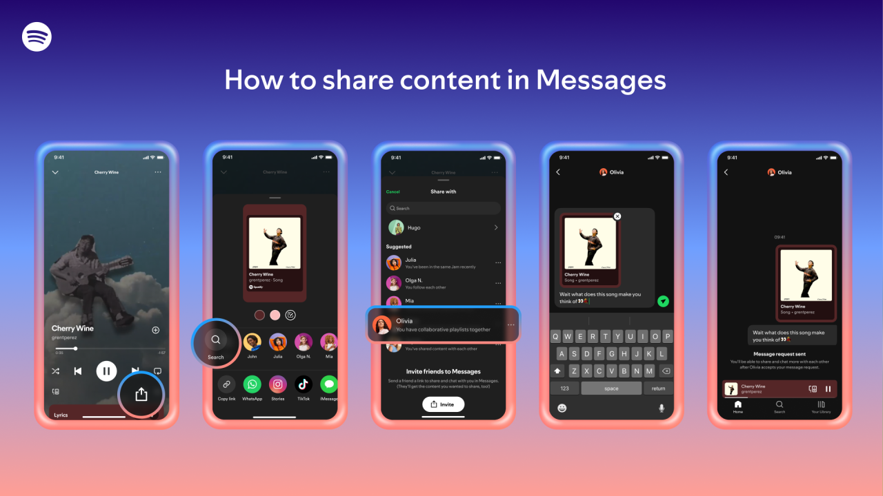 Spotify Hadirkan Kembali Fitur Direct Message, Bisa Kirim Lagu dan Pesan ke Sesama Pengguna