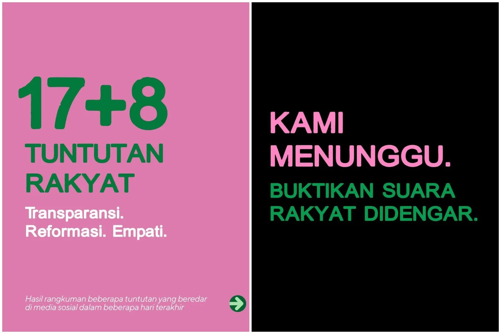 Apa Itu “Tuntutan 17+8” yang Lagi Viral di Media Sosial?