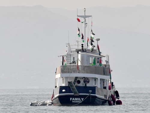 Satu Kapal Global Sumud Flotilla Nyaris Sampai Pantai Gaza