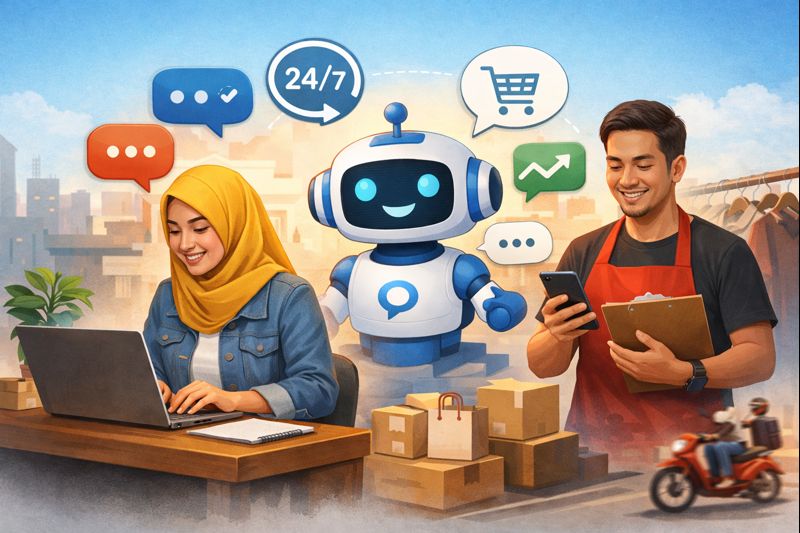 AI Chatbot Jadi Andalan UMKM Indonesia untuk Meningkatkan Omset Bisnis
