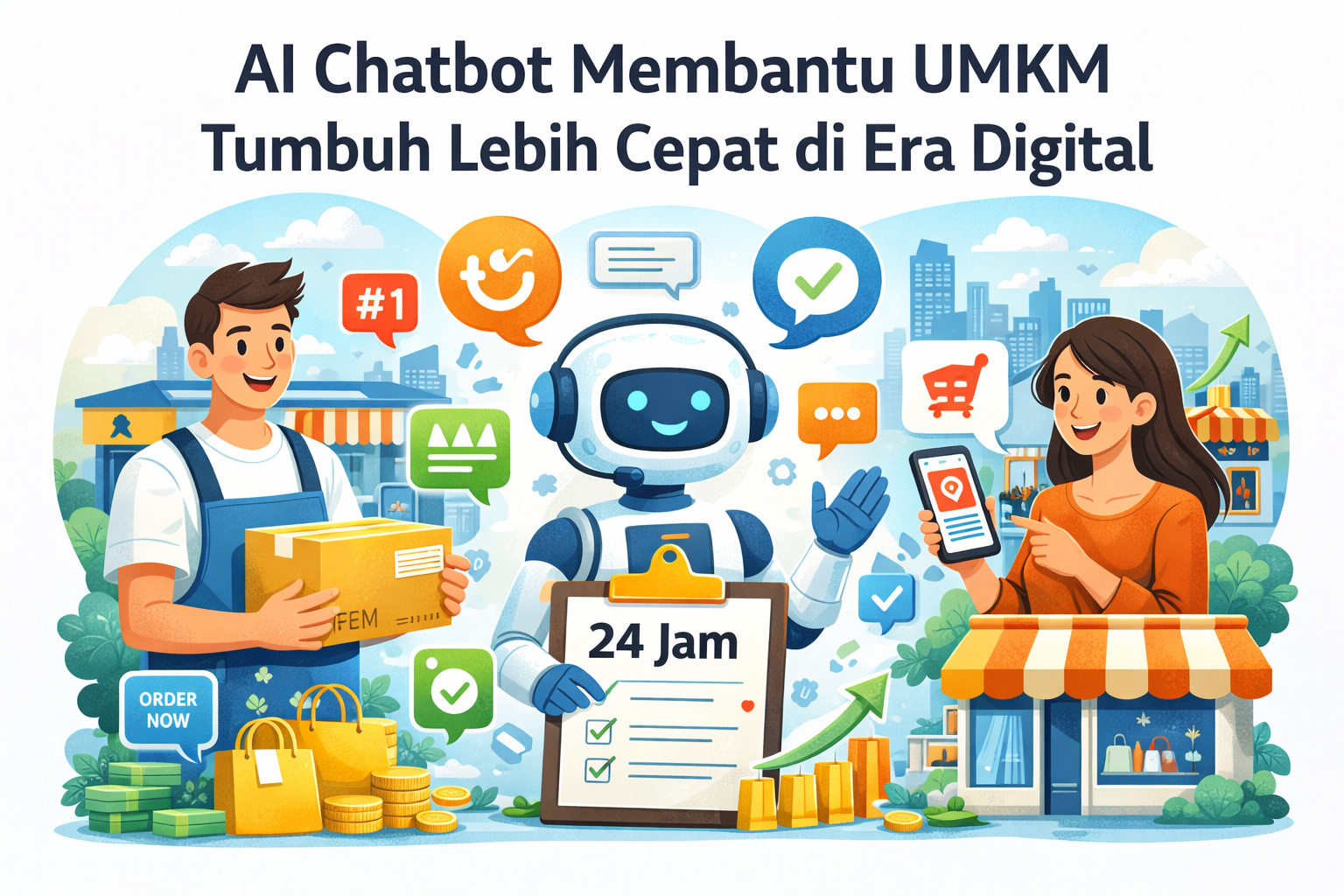 AI Chatbot Membantu UMKM Tumbuh Lebih Cepat di Era Digital