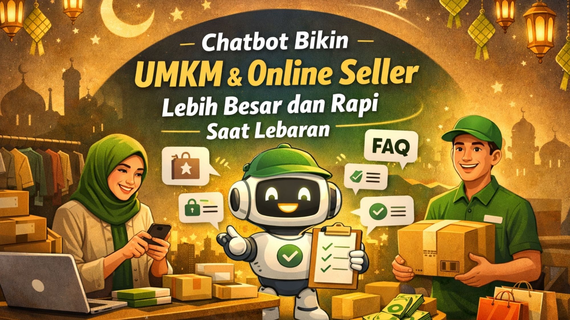 UMKM & Online Seller Keteteran Saat Lebaran? Chatbot Bikin Bisnis Kelihatan Lebih Besar dan Rapi