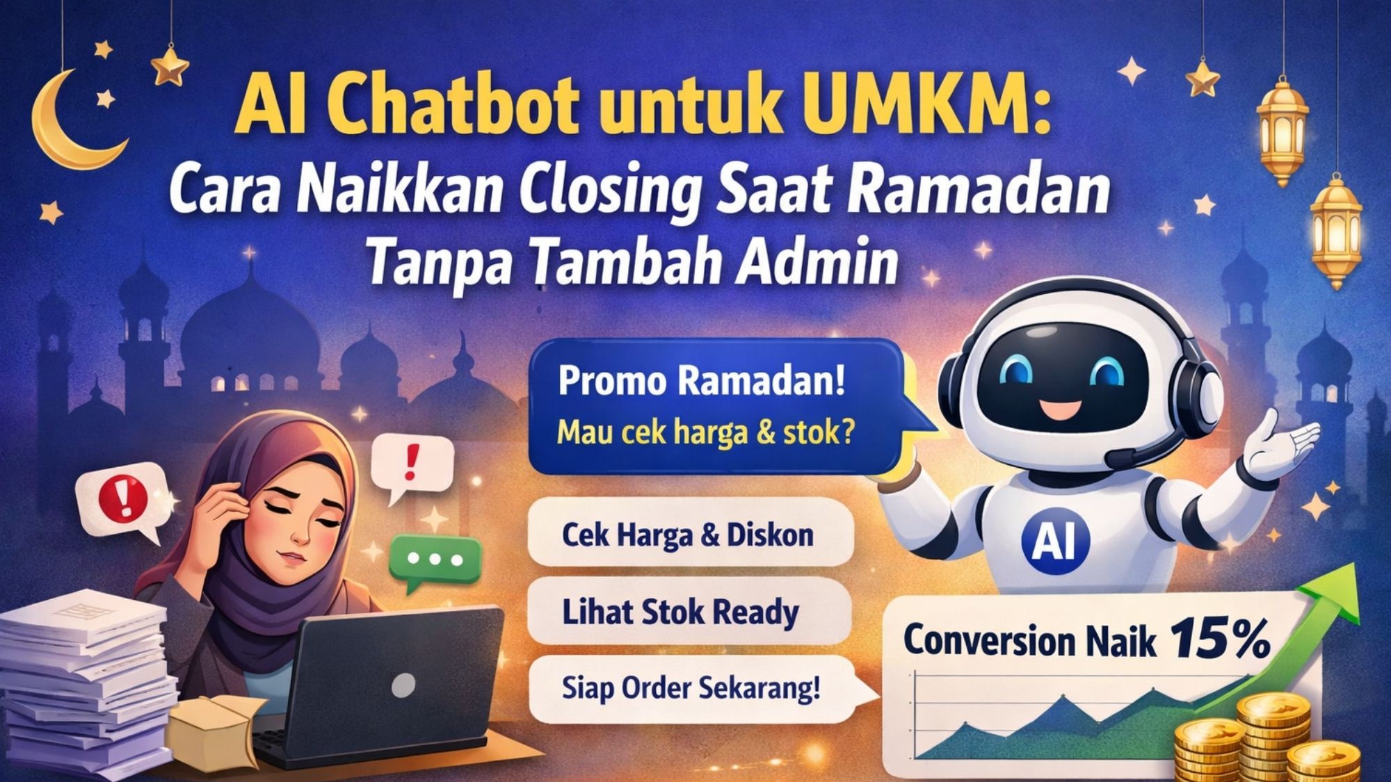 AI Chatbot untuk UMKM: Cara Naikkan Closing Saat Ramadan Tanpa Tambah Admin