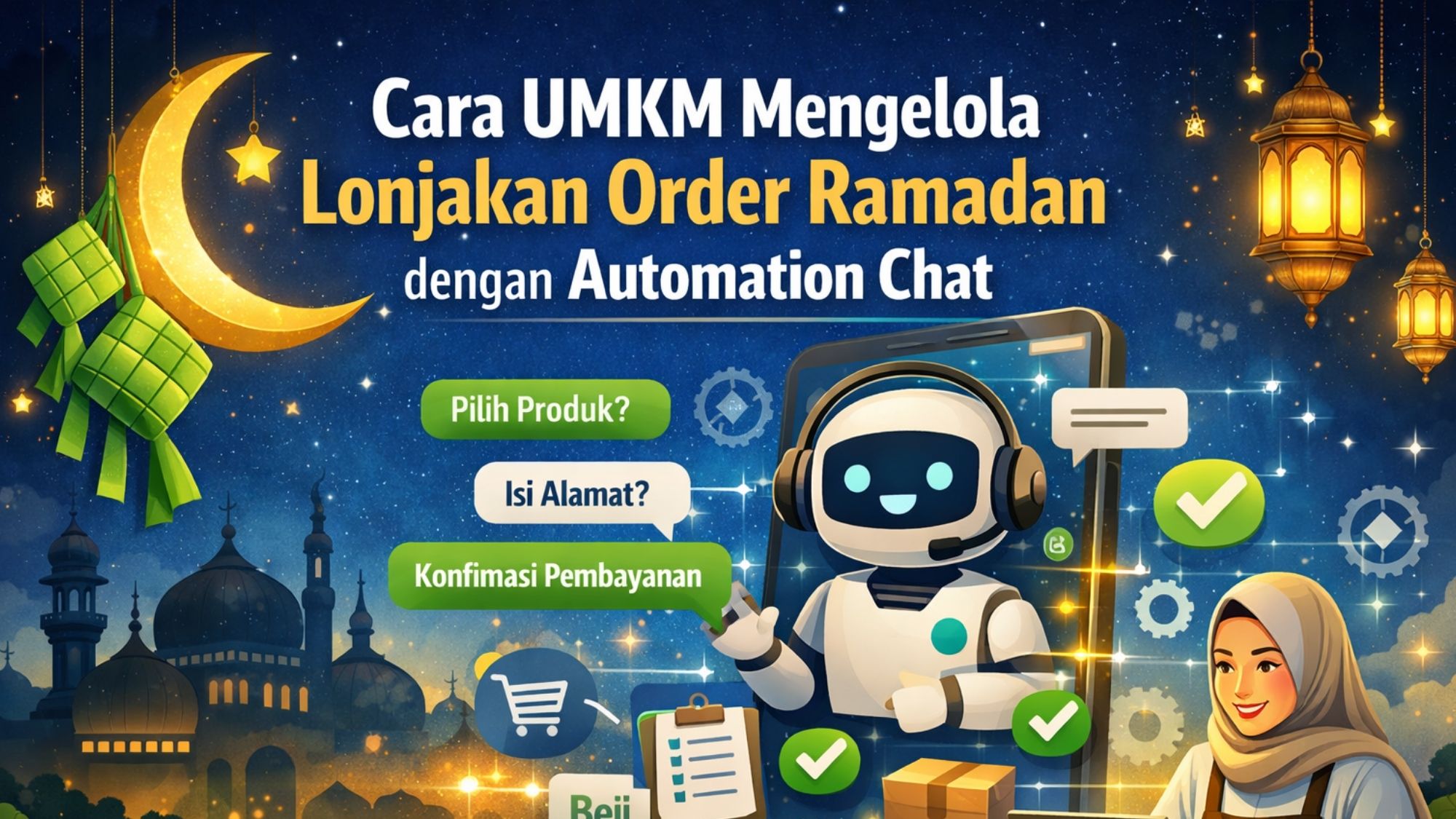 Cara UMKM Mengelola Lonjakan Order Ramadan dengan Automation Chat