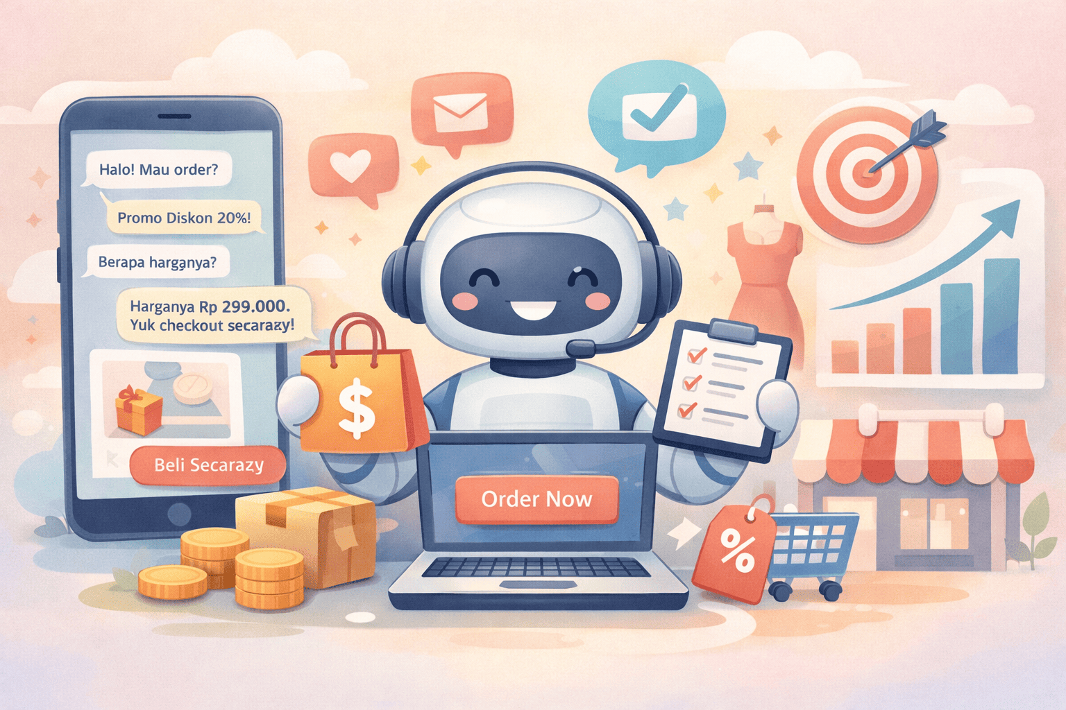 Sales Chatbot untuk Meningkatkan Penjualan: Strategi Otomatis Closing Tanpa Tim Besar