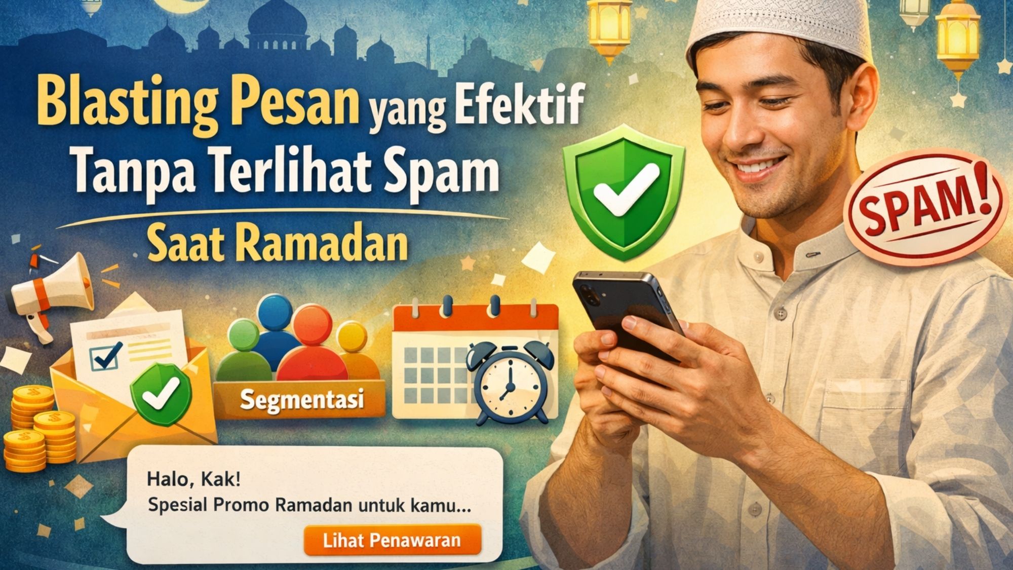 Blasting Pesan yang Efektif Tanpa Terlihat Spam Saat Ramadan