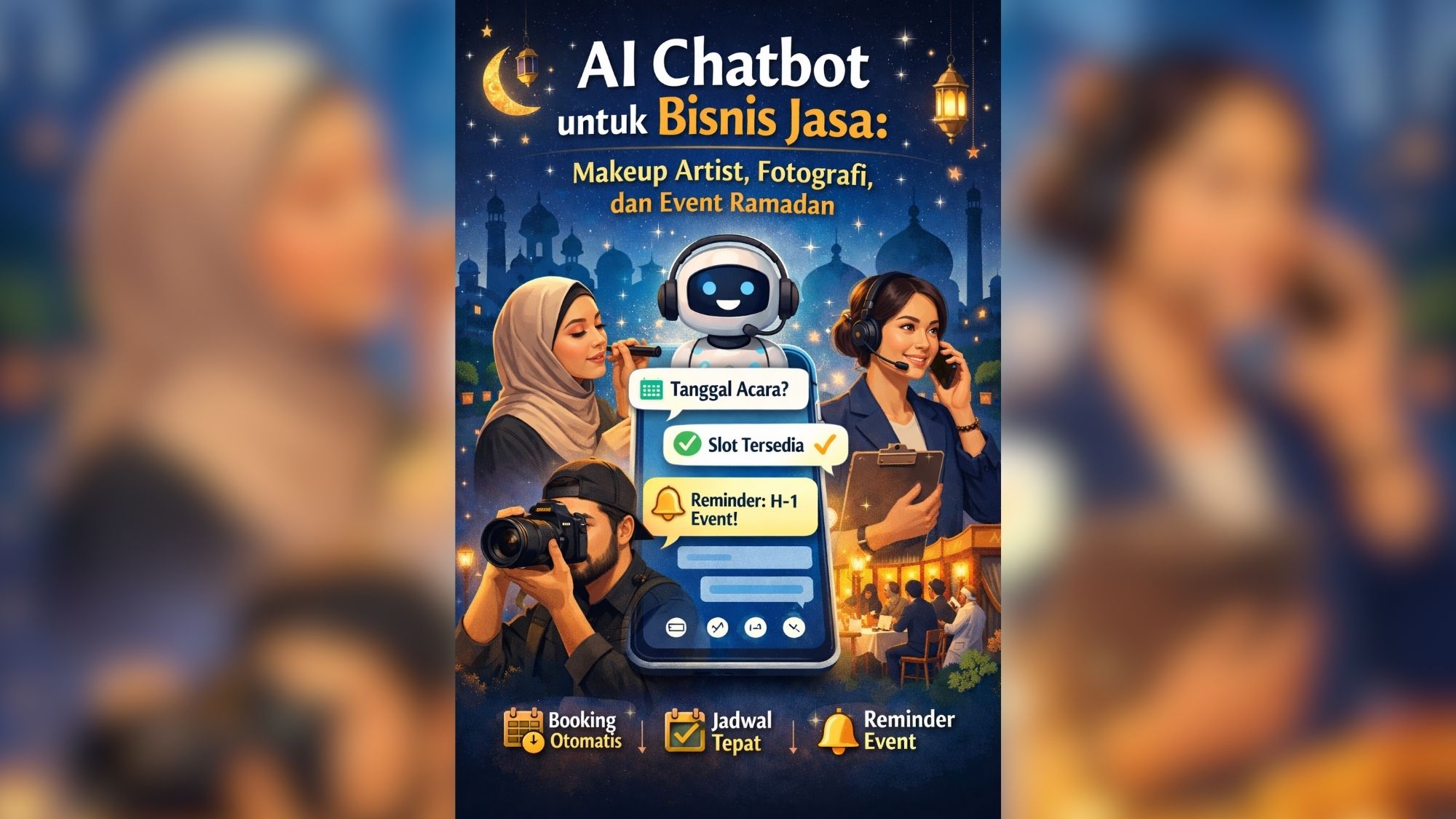 AI Chatbot untuk Bisnis Jasa: Makeup Artist, Fotografi, dan Event Ramadan