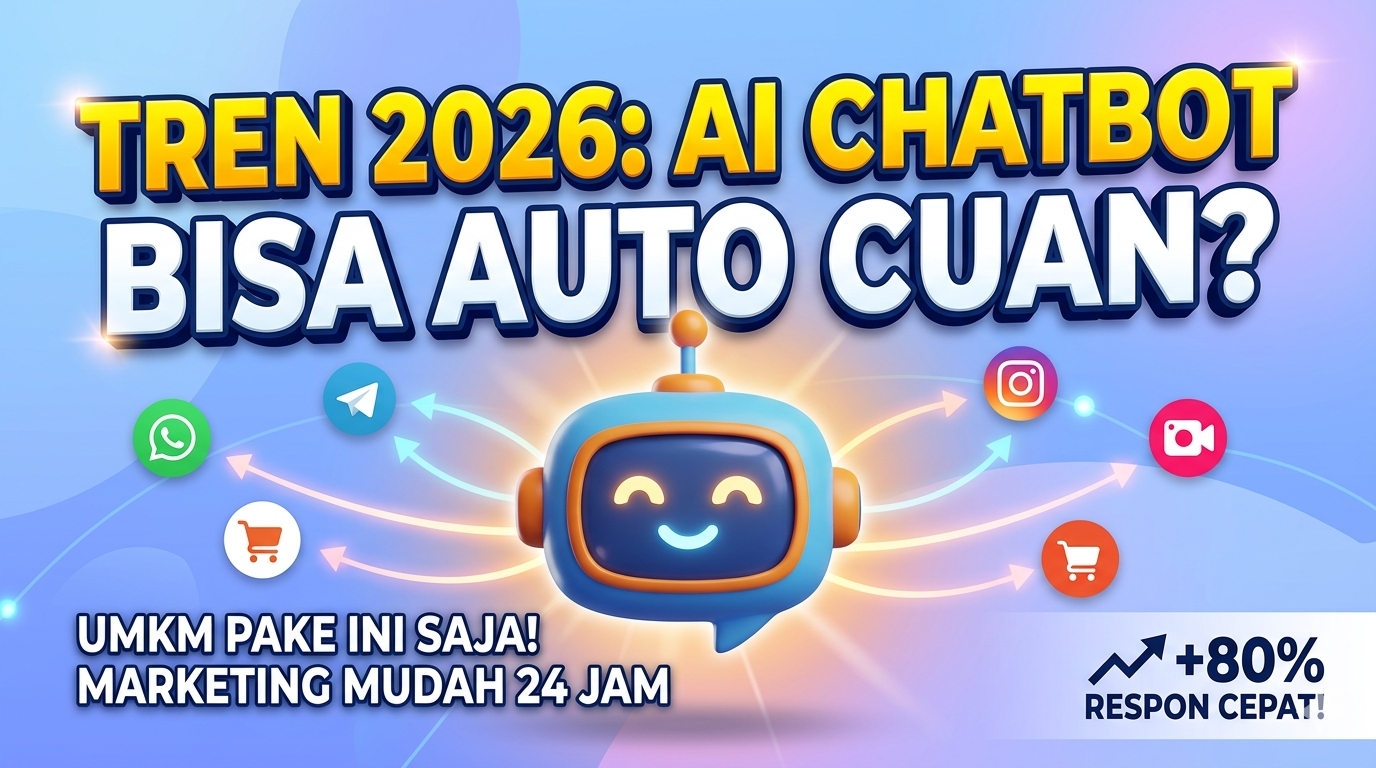 Tren penggunaan AI chatbot dalam strategi omni-channel marketing 2026