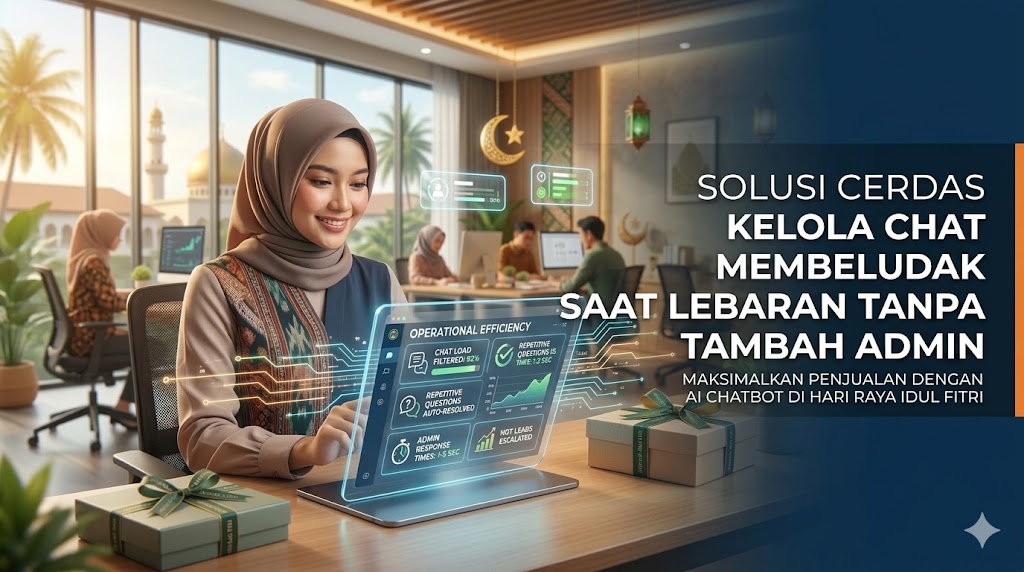 Solusi Cerdas Kelola Chat Membeludak Saat Lebaran Tanpa Tambah Admin