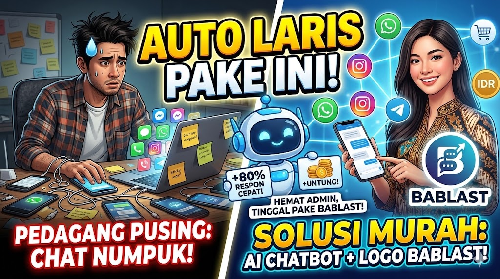 rekomendasi sales tools berbasis AI chatbot harga murah untuk pedagang online pemula