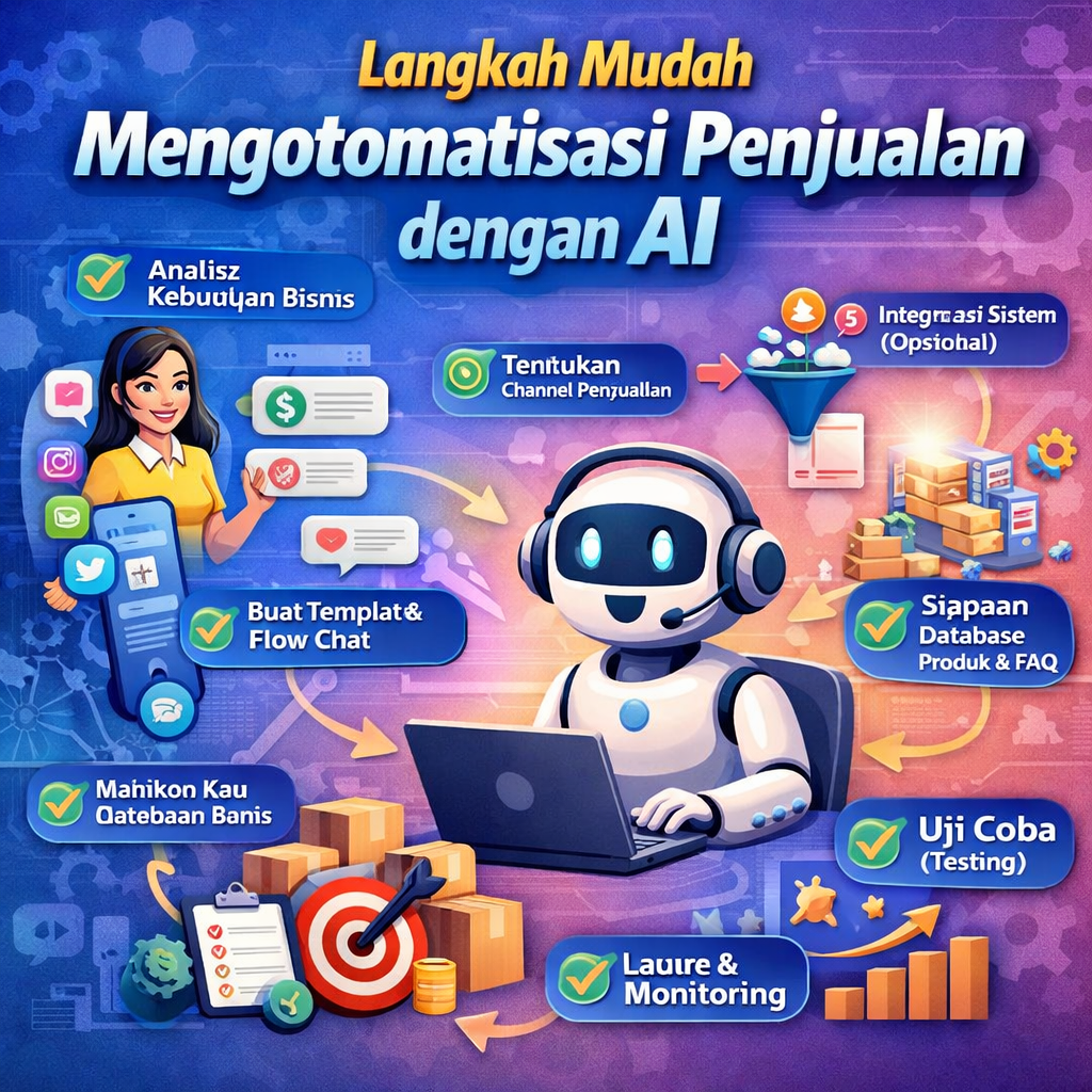 Langkah Mudah Mengotomatisasi Penjualan dengan AI