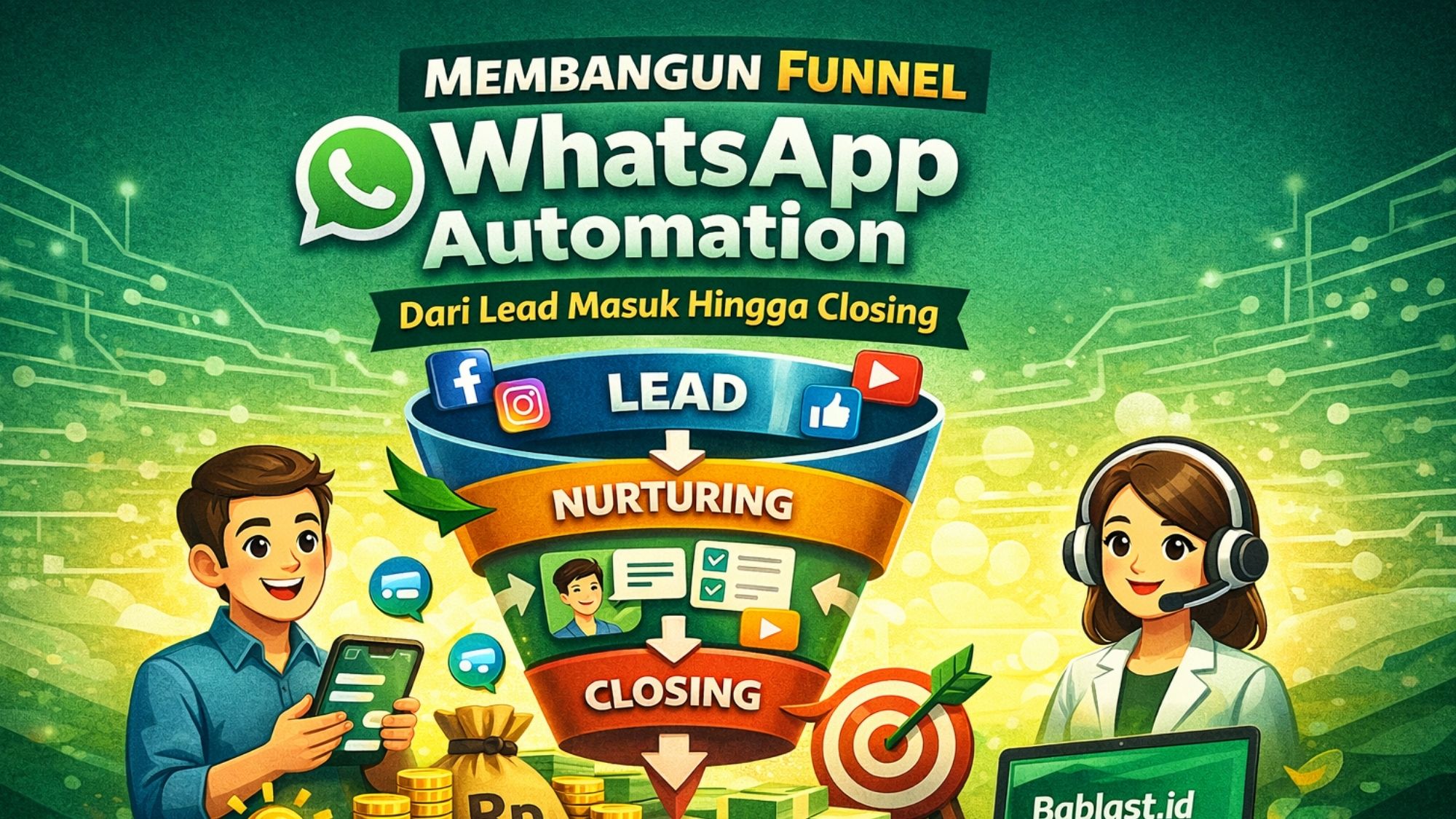 Membangun Funnel WhatsApp Automation: Dari Lead Masuk Sampai Closing Tanpa Ribet