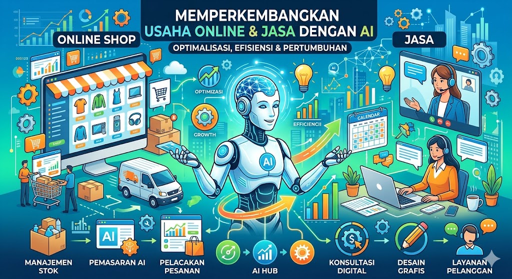 AI untuk Semua Usaha: Dari Online Shop sampai Jasa