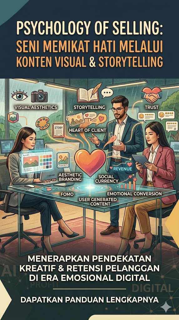 Psychology of Selling: Seni Memikat Hati Pelanggan Melalui Konten Visual dan Storytelling