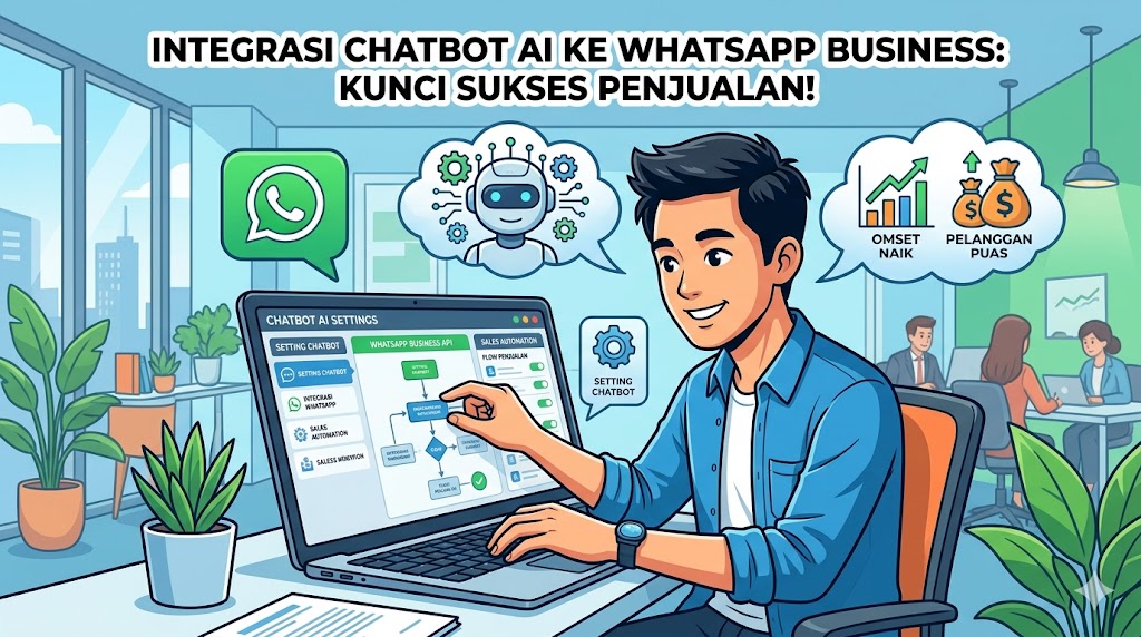 Cara Integrasi Chatbot AI ke WhatsApp Business API untuk Penjualan