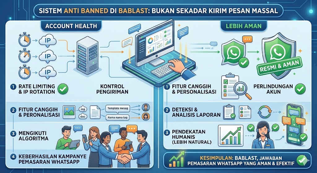 Sistem Anti Banned di Bablast: Bukan Sekadar Kirim Pesan Massal