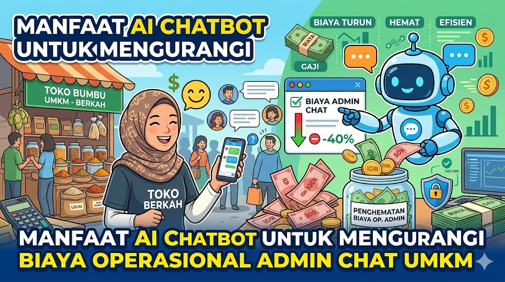 Manfaat AI Chatbot untuk Mengurangi Biaya Operasional Admin Chat UMKM