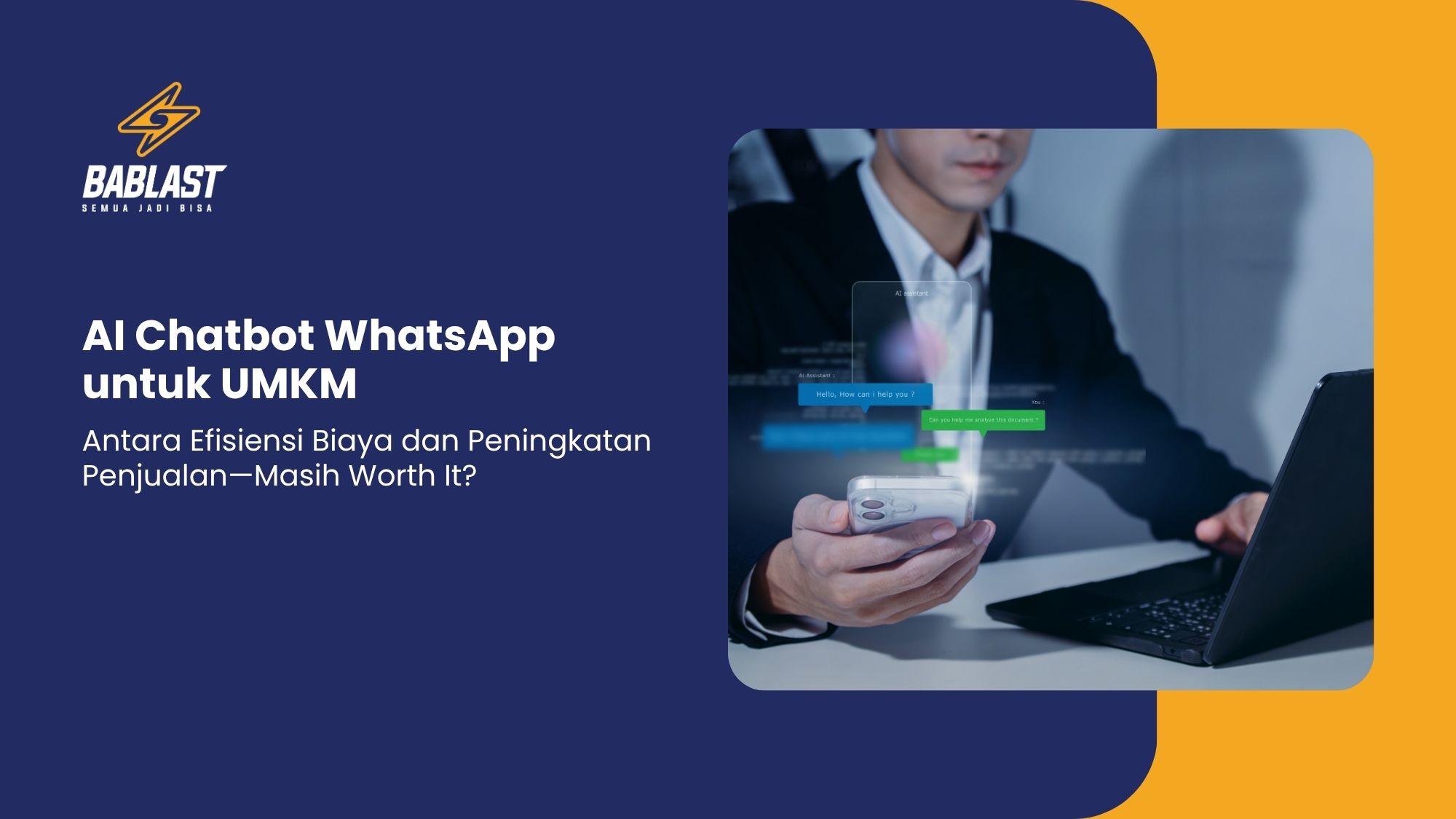 AI Chatbot WhatsApp untuk UMKM: Investasi Kecil, Dampak Besar?
