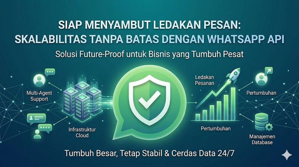 Siap Menghadapi Ledakan Pesanan: Skalabilitas Tanpa Batas dengan WhatsApp API