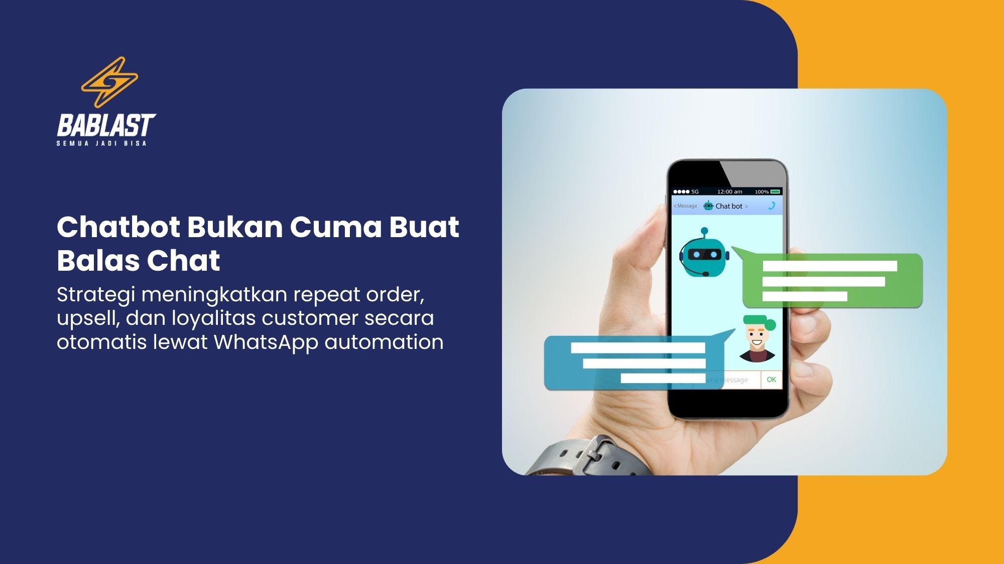 Chatbot untuk Retensi Customer: Cara Meningkatkan Repeat Order & Upsell Secara Otomatis