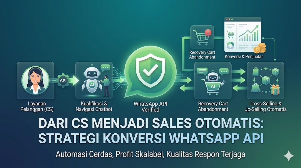 Dari CS Menjadi Sales Otomatis: Strategi Konversi dengan Chatbot WhatsApp API