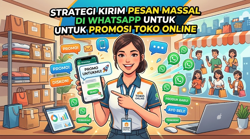 Strategi Kirim Pesan Massal di WhatsApp untuk Promosi Toko Online