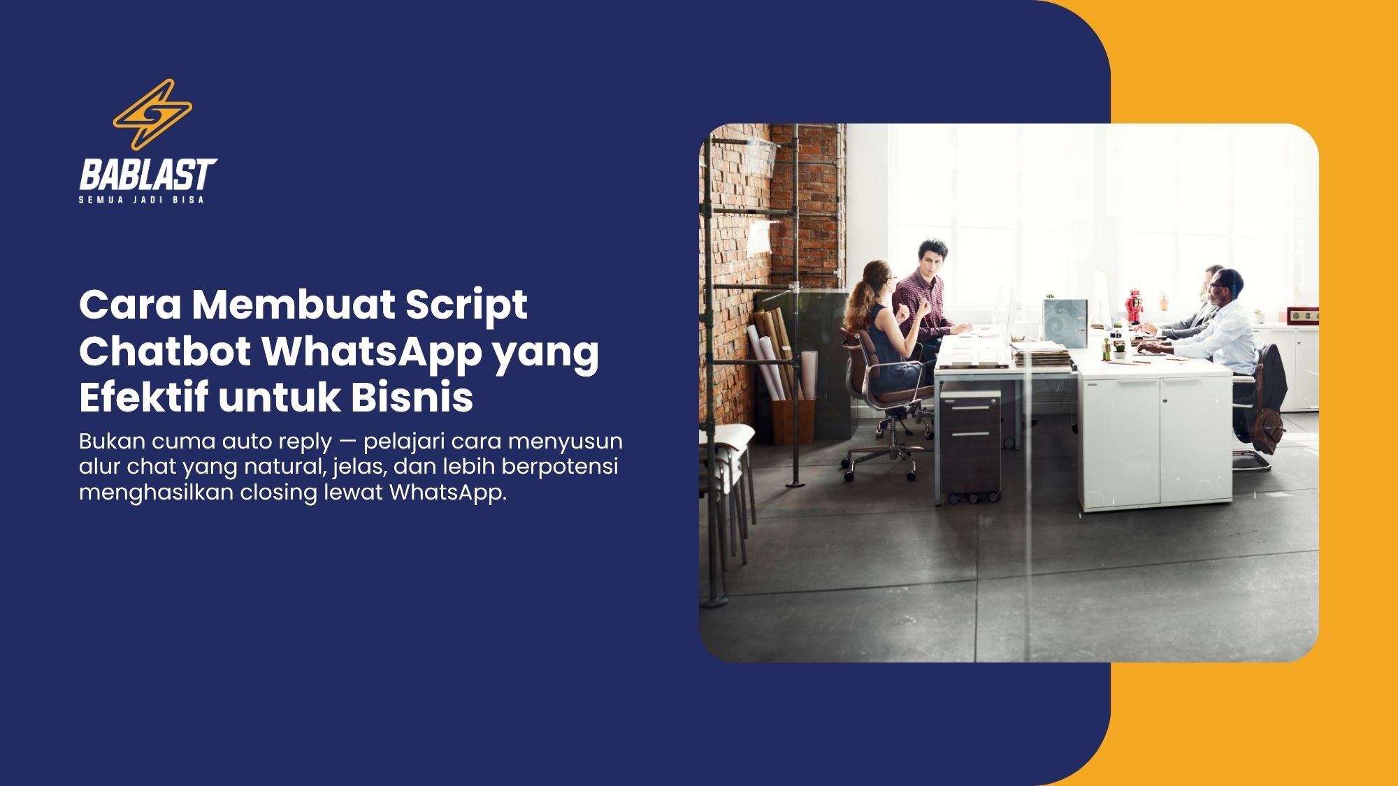 Cara Membuat Script Chatbot WhatsApp yang Efektif untuk Bisnis
