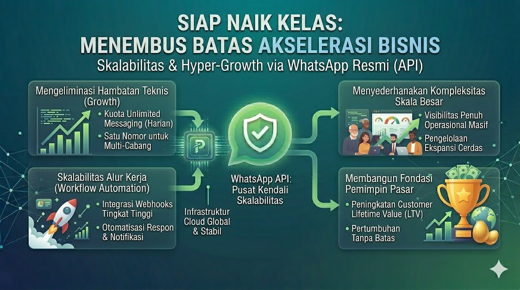 Siap Naik Kelas: Menembus Batas Akselerasi Bisnis dengan Skalabilitas WhatsApp API