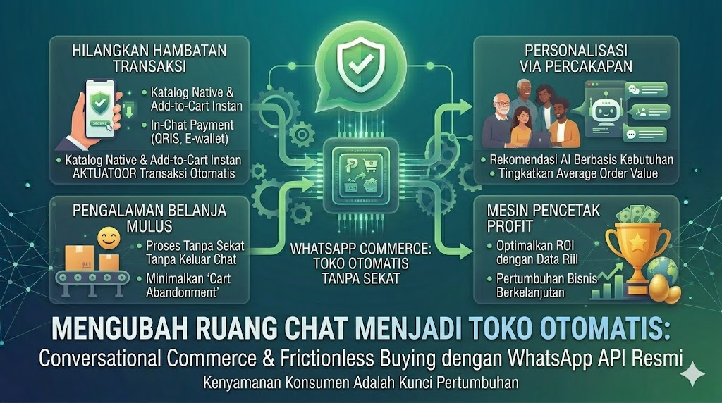 Tanpa Sekat: Mengubah Ruang Chat Menjadi Toko Otomatis dengan WhatsApp Commerce