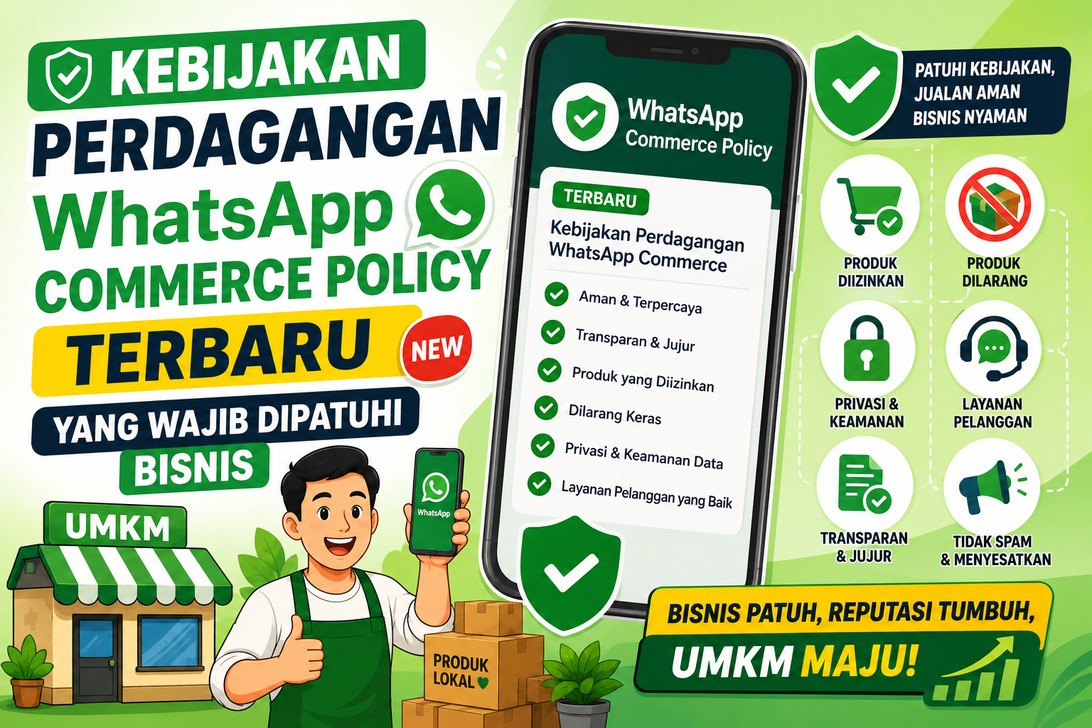 Kebijakan Perdagangan WhatsApp Commerce Policy Terbaru yang Wajib Dipatuhi Bisnis