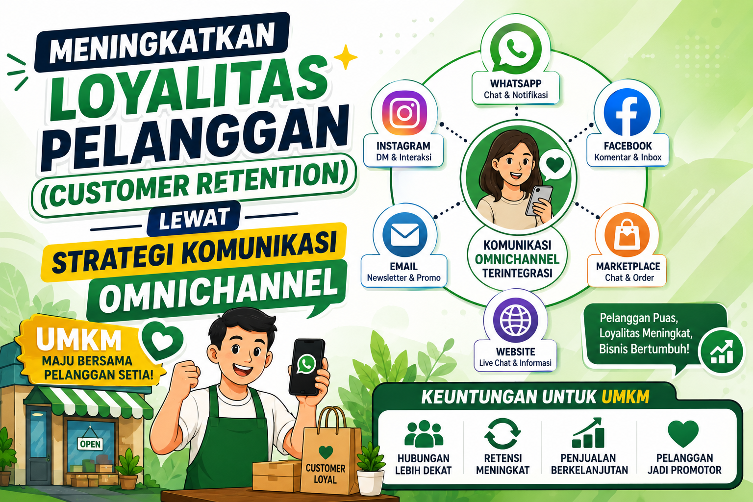 Meningkatkan Loyalitas Pelanggan (Customer Retention) Lewat Strategi Komunikasi Omnichannel