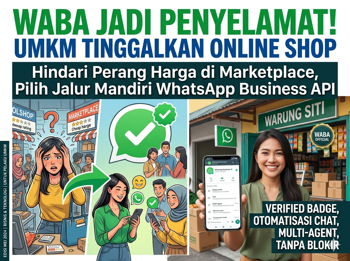 WABA Jadi Penyelamat, UMKM Mulai Tinggalkan Online Shop Demi Hindari Perang Harga