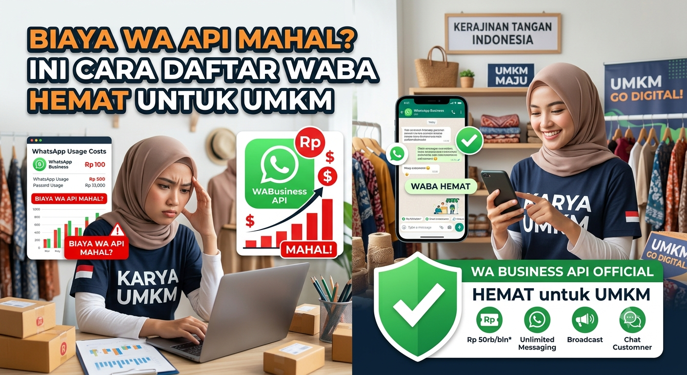 Biaya WA API Mahal? Ini Cara Daftar WABA Hemat untuk UMKM