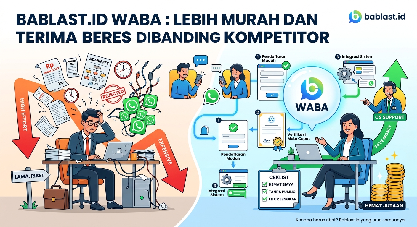 Bablast.id WABA: Lebih Murah dan Terima Beres Dibanding Kompetitor