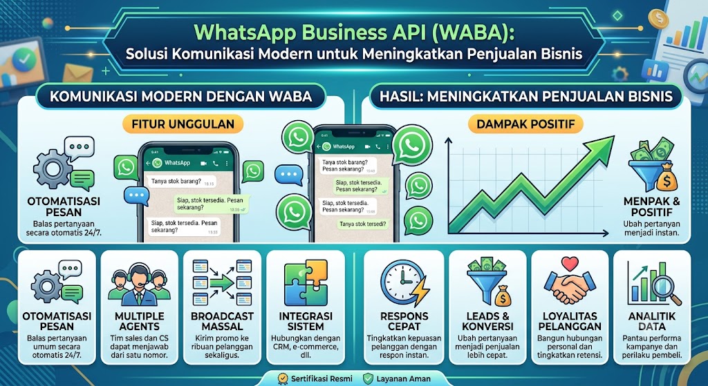 WhatsApp Business API (WABA): Solusi Komunikasi Modern untuk Meningkatkan Penjualan Bisnis