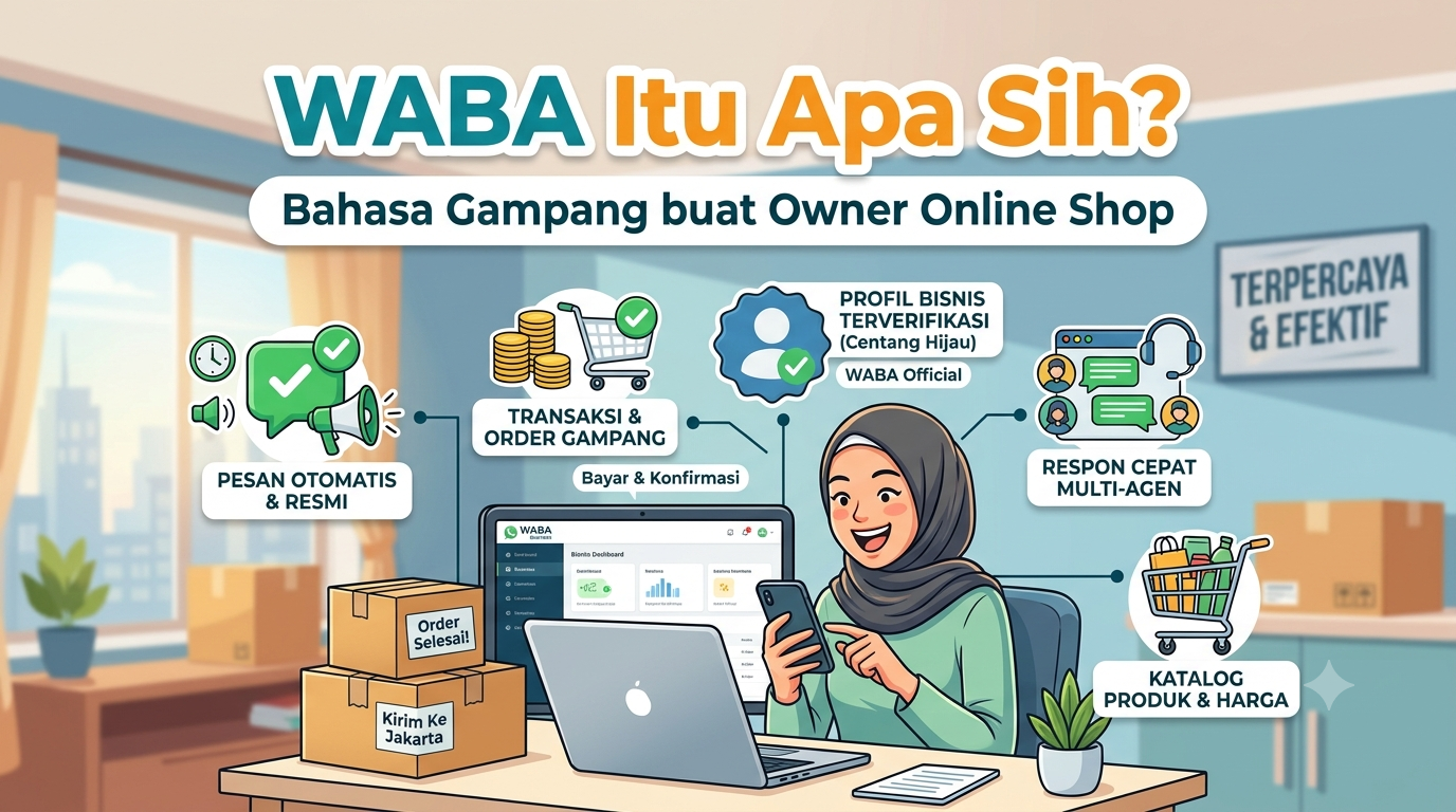 WABA Itu Apa Sih? Bahasa Gampang buat Owner Online Shop