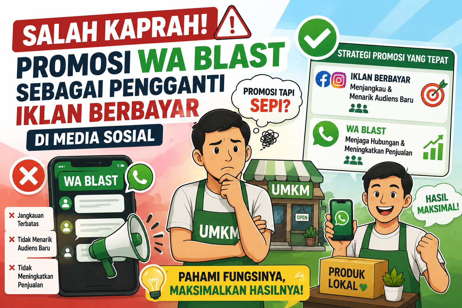Salah Kaprah Promosi WA Blast Sebagai Pengganti Iklan Berbayar di Media Sosial