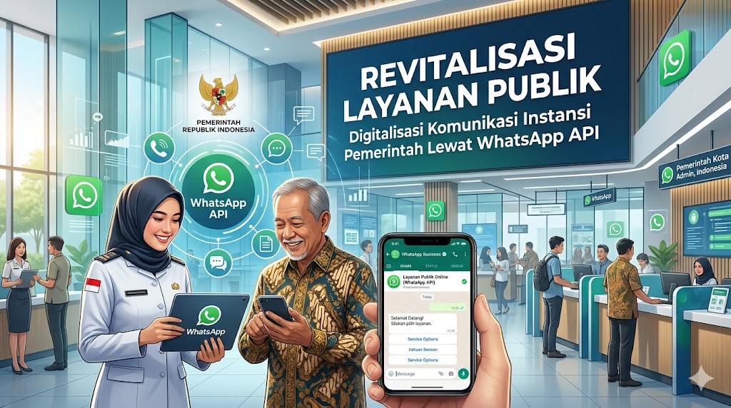 Revitalisasi Layanan Publik: Digitalisasi Komunikasi Instansi Pemerintah Lewat WhatsApp API