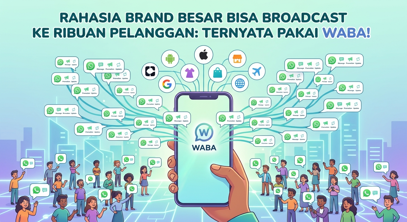 Rahasia Brand Besar Bisa Broadcast ke Ribuan Pelanggan: Ternyata Pakai WABA!