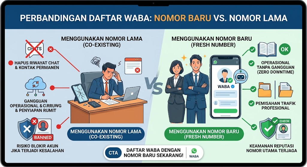 Mengapa Daftar WhatsApp Business API Wajib Pakai Nomor Baru? Ini Alasan Utamanya!