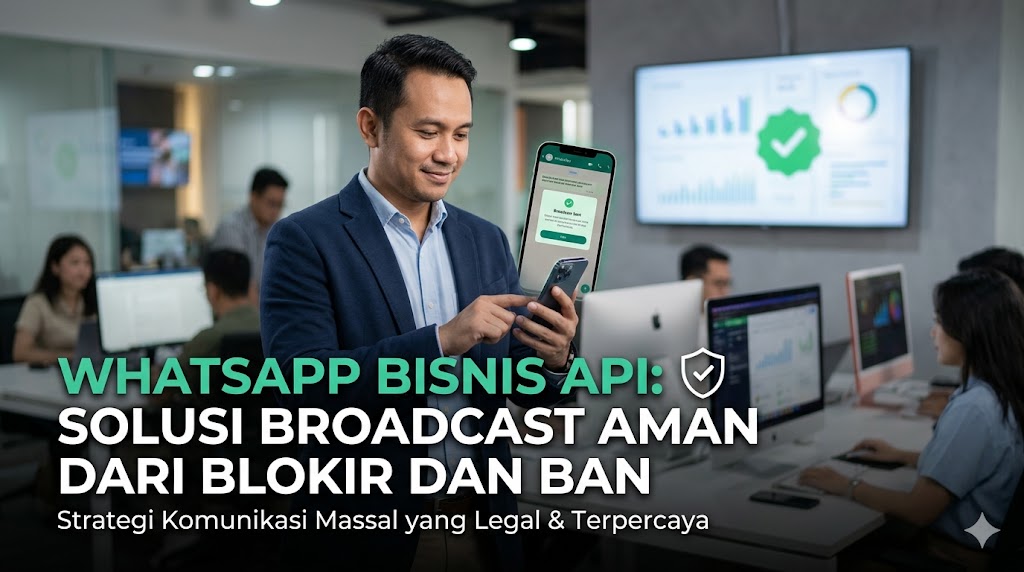 WhatsApp Bisnis API solusi Broadcast aman dari Blokir dan Ban