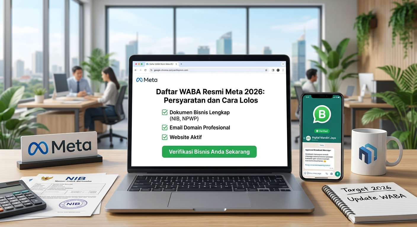 Syarat Daftar WABA Resmi Meta 2026: Update Terbaru + Cara Lolos