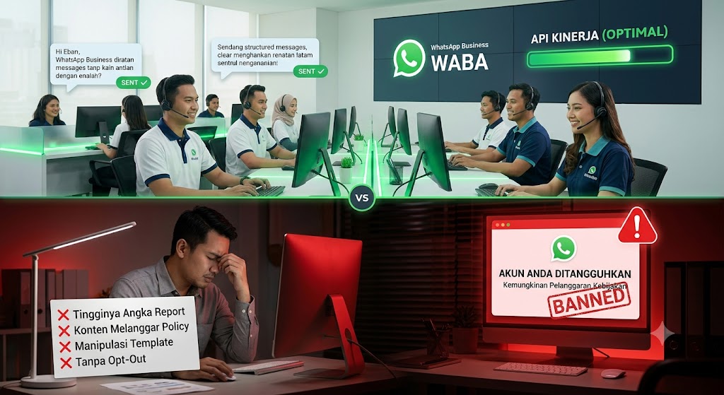 Pakai WhatsApp Business API (WABA) Tapi Tetap Kena Banned? Ini Penyebabnya!