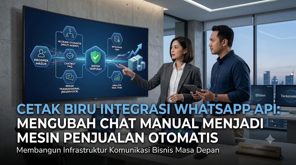 Cetak Biru Integrasi WhatsApp API: Mengubah Chat Manual Menjadi Mesin Penjualan Otomatis