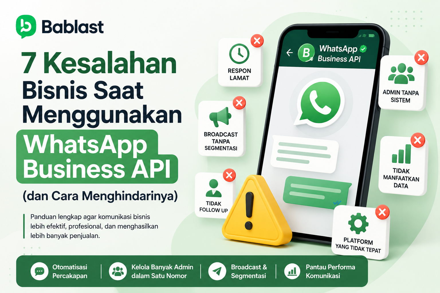 7 Kesalahan Bisnis Saat Menggunakan WhatsApp Business API (dan Cara Menghindarinya)