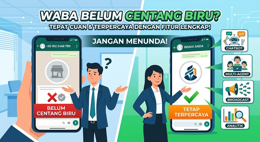 Tetap Cuan dan Terpercaya: Mengapa WABA Tanpa Centang Biru Bukan Masalah Besar